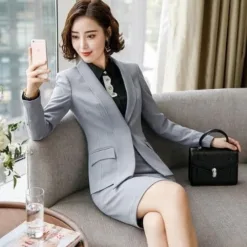 Classic Black Wool Suit
