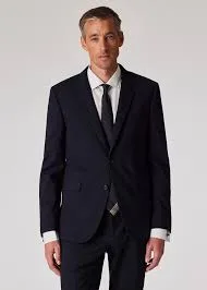 Kensington Black Wool Suit