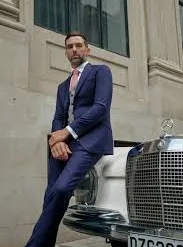 Mayfair Navy Stretch Suit