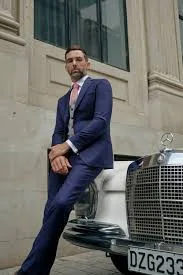 Mayfair Navy Stretch Suit
